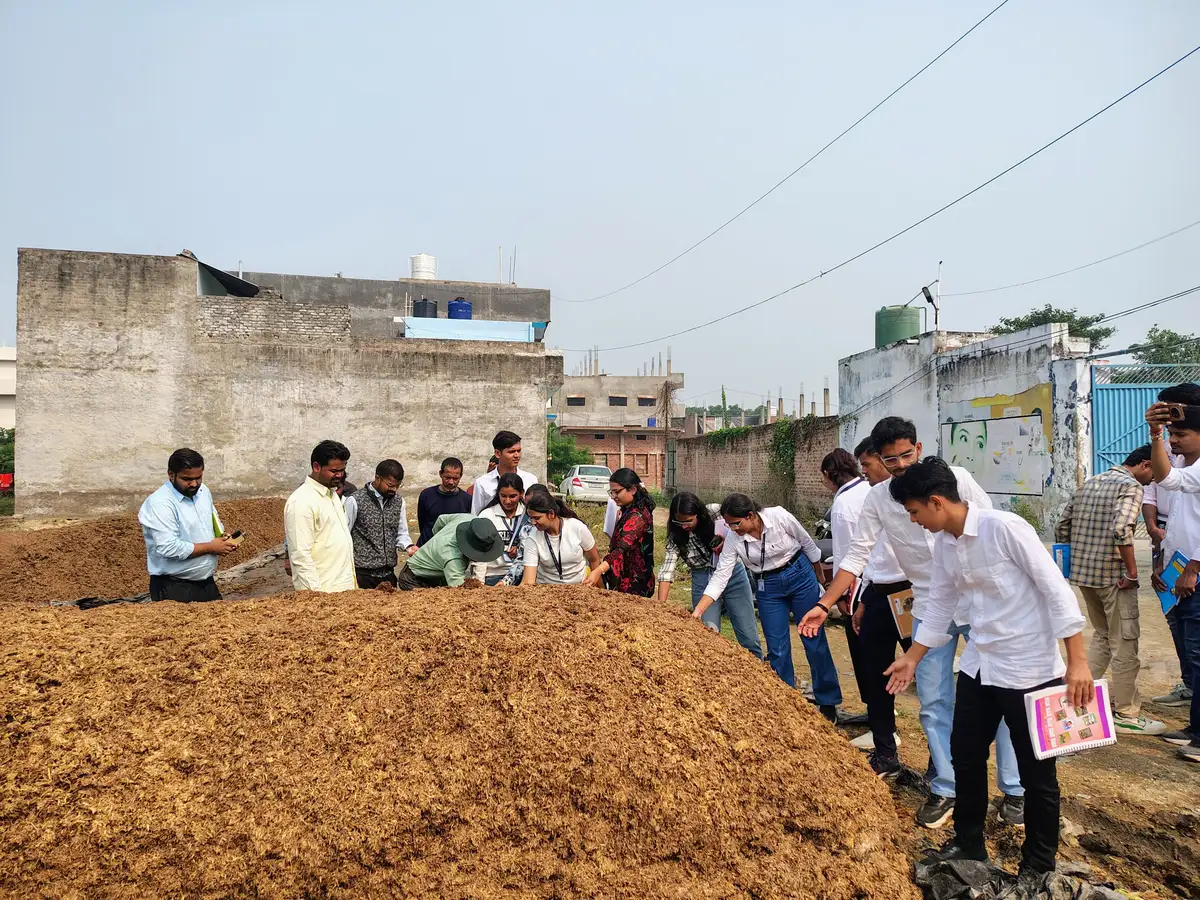 Educational Visit to Vikas Agro Solutions, Lucknow (Mushroom Cultivation Exposure)